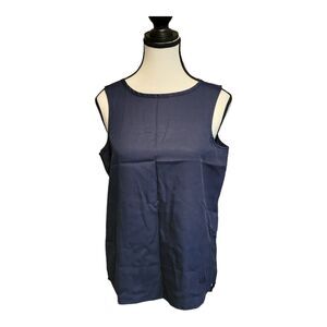 Jack Wolfskin Women’s XS Tank Top 100% Tencel Navy Gorpcore Minimalist NWT